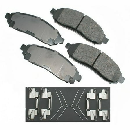 Disc Brake Pad Set Fits select: 2005-2020,2022-2023 NISSAN FRONTIER