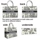 thumbnail image 5 of Bolso de mano para mujer, personalizado, de moda, con impresión, de gran capacidad, de lona, con nombre, bolso de hombro para mujer, 5 of 5