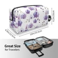 thumbnail image 4 of Goofa Orchids Flowers Printed Toiletry Bag with Handle,Large Capacity Travel Makeup Cosmetic Bag for Women, Carry on Airport Airline Compliant Bag, 4 of 9