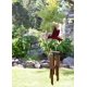 thumbnail image 2 of Campana de Viento de Bambú Cohasset con Cardenal Tallado en Madera Roja, 2 of 2