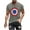 Gray, variant on BiZtdJrK Men USA Independence Day Tops Short Sleeve American Flag Sunflower Graphic Tees 4th of July Patriotic T Shirts Blue XXXL