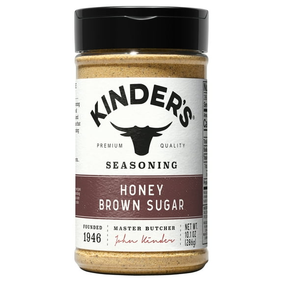 Kinder's Honey Brown Sugar Seasoning Blend with Honey, Sea Salt, and Spices, 10.1 oz