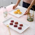 thumbnail image 1 of Cake Serving Trays Household Simple Style Fruit Cupcake Plate Pastry Storage Holder Tabletop Solid Color Dessert Stand Accessory rounded 11in, 1 of 9