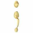 thumbnail image 2 of Dexter by Schlage JH58BAR620 Barcelona Exterior Handleset with Deadbolt, Antique Pewter, 2 of 7