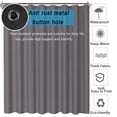 thumbnail image 4 of MesaSe Shower Curtain for Bathroom  Decor 72x72  Blocking Light  Anti-light  Water proof  Solid Color, 4 of 20