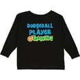 thumbnail image 3 of Inktastic Dodgeball player in training Boys or Girls Long Sleeve Toddler T-Shirt, 3 of 5