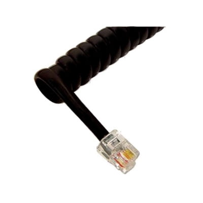 Cable de teléfono GCHA444006-FFB/BK PLANO DE 6 pies