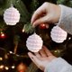 thumbnail image 5 of Adornos navideños, bolas de espuma de color macarrón, adornos colgantes para árbol de Navidad, bolas navideñas de 8 cm., 5 of 6