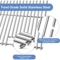 thumbnail image 4 of BBQ Grates Replacement for Models Heavy Duty CastIron Cooking Grids for BroilMate Sterling Huntington Grill., 4 of 5