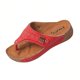 thumbnail image 1 of Casual Sandalias de Cuña de las Mujeres Metal Recortado Perforado Flip Flop Mules, Sandalias de las Mujeres Cómodas Tamaño Plus Primavera Verano Respirable, 1 of 9