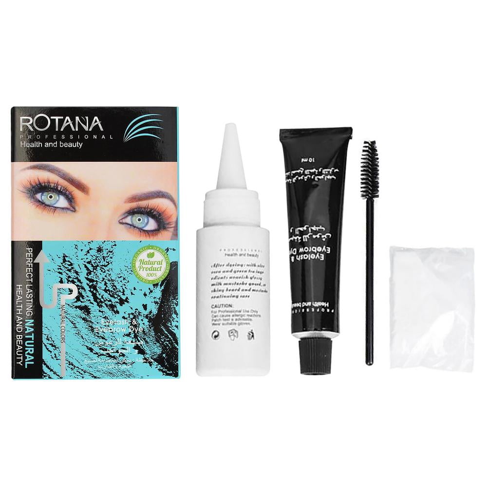 Eyebrow Dye Kit with Brush Long Lasting Eyebrow Art for Beginnner