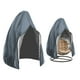 thumbnail image 4 of Cubierta colgante para silla de huevo, impermeable, a prueba de polvo, para Patio, columpio individual, cubiertas para lluvia Gris 115x190x1cm kusrkot Funda Sillas Huevo, 4 of 8