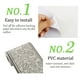 thumbnail image 4 of Bordes de papel tapiz autoadhesivo de hojas negras y grises de Bargains Únicos, resistentes al agua, bordes de piso de PVC, decoración de azulejos de pared, 4 of 7