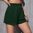 thumbnail image 5 of WTXUE Shorts for Women, Running Casual Elastic High Waisted Athletic Shorts Baggy Fleece Shorts with Pockets Straight-Leg Elastic Waistband Baggy Fit Elastic Band Activewear Short, 5 of 8