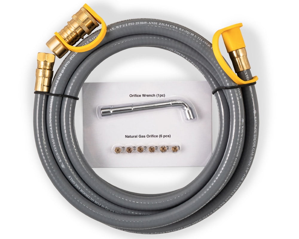 Details about   EXPERT GRILL 2-Hose Propane Regulator Kit 23-Inch Hoses With Brass Fittings NEW 
