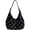 Black, variant on Hsqqdc 1pc Black Polka Dot PU Tote Bag Women Large Capacity Shoulder Handbag for Work Commuting Shopping