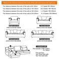 thumbnail image 3 of CVLIFE Stretch Fabric Sofa Slipcover 1 2 3 4 seater L shape , Elastic Sectional Sofa Cover Slipcover Protector Couch For Moving Furniture Living Room, 3 of 9