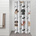 thumbnail image 2 of Cute Dogs Shower Curtain 36"x72" ,Bathroom Decorative Shower Curtains Set with 12 Hooks,Modern Waterproof Washable Shower Curtain, 2 of 6