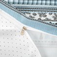 thumbnail image 4 of Erosebridal Pike Fish Aztec Duvet Cover Set, Blue Rustic Lake House Farmhouse Bedding Full, Reversible 3pcs, 1 Duvet Cover and 2 Pillowcases (No Comforter), 4 of 6