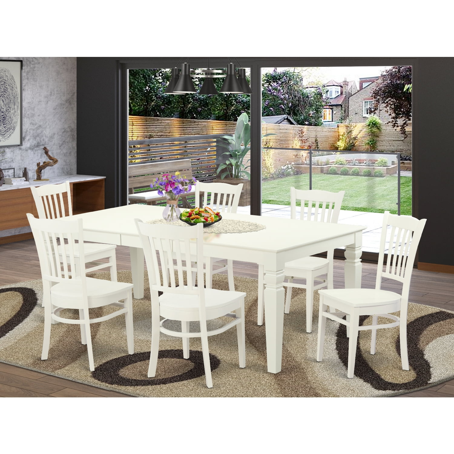 White kitchen tables and chairs sets