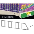 thumbnail image 5 of Universal Shelf Lip & Adjustable Depth Divider Kit, 10 Dividers Included for Each 48" L Adhesive Front Lip, 1 Lip, 10 3" H Dividers, 5 of 5