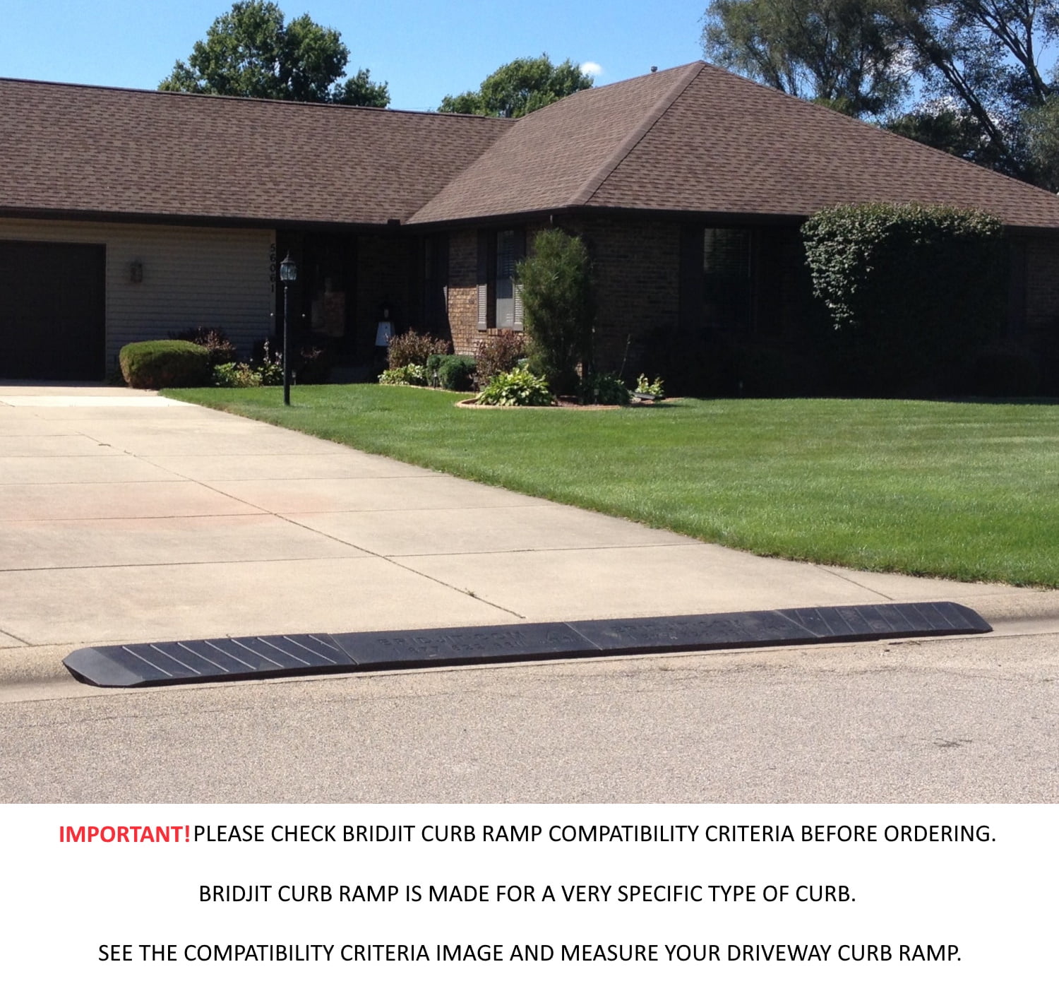 Bridjit 4Piece Driveway Curb Ramp Easy and Smooth New Zealand Ubuy
