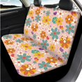 thumbnail image 3 of KUIFORTI Daisy Colorful Car Seat Covers All-Season Protection 14 Pack Car Accessories Full Set for Women Men Universal fit for SUV,Van,Saden,Truck Elastic Fabrics Easy Installation, 3 of 7
