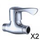 thumbnail image 1 of Adaptador de Válvula de Cierre Soledad para Lavadora Baño y Cocina 2x 2 Piezas, 1 of 10