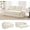 Beige, variant on YWEN 70.87" Boneless Loveseat Sofa, Modern 2-in-1 Convertible Sleeper Sofa, Comfy Cloud Loveseat Couch, Corduroy Small Boneless Couches for Living Room Small Space, Bedroom