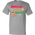 thumbnail image 3 of Inktastic Christmas Official Cookie Taster with Bell and Star Cookie T-Shirt, 3 of 5