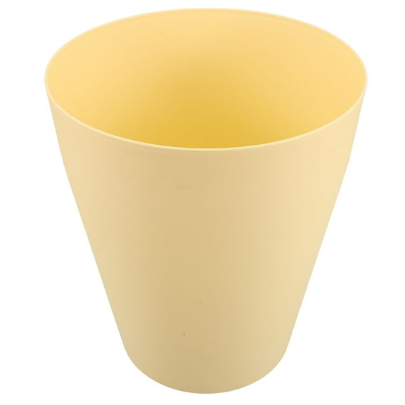 MLINS Modern Plastic Trash Can Office Waste Basket Kitchen Garbage Bin Container Basket For Bedroom Bathroom Living Room Home Use