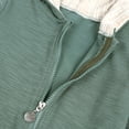 thumbnail image 4 of MYGBCPJS Infant Baby Rabbit Hooded Romper Toddler Long Sleeve Bunny Ear Jumpsuit with Zipper, Size Newborn - 24M, 4 of 4