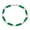 Green-May, variant on Womens Light Green Jade Bracelet .925 Sterling Silver Asian Style Gemstone Slender Tube Bar Link 7.5 Inch