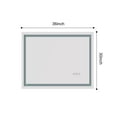 thumbnail image 4 of Tcbosik LED Bathroom Mirror, 36"x30" Anti-Fog Vanity Mirror for Wall with Front and Backlit, Memory Function, Smart Touch Button, Stepless Dimmable (Horizontal/Vertical), 4 of 7