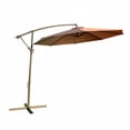 thumbnail image 1 of Ilios Innova | Sombrilla Banana para Jardín Exterior 3m de Diámetro, Sombrilla Plegable con Inclinación Ajustable y Manivela, Estructura de Acero Reforzado y Poliéster Resistente para Terraza y Patio, 1 of 9