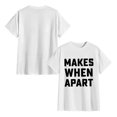 thumbnail image 2 of Tees Couple Matching Theme Shirts Nothing Makes Sense Tee Shirt Boyfriend Girlfriend Husband Wife T-Shirts, 2 of 7