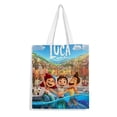 thumbnail image 1 of Luca Bolso de tela con estampado de lienzo para mujer, bolsa de compras reutilizable y estética, con cremallera interior, regalo para mujer, 35 × 40 cm., 1 of 6