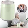 thumbnail image 2 of Mini Desktop Trash Can with Lid, Small Portable Plastic Wastebasket for Bedroom Countertop Office Desk, Compact Garbage Bin with Swing Lid for Home Dorm Room Use, A Trash Can, 2 of 4