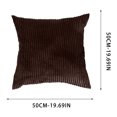 thumbnail image 3 of Funda de cojín de pana para sofá, funda de cojín con tiras de maíz, decoración de tela suave, cojín decorativo para sala de estar, material duradero de alta calidad, para dormitorio, diseño, 3 of 6