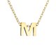 thumbnail image 1 of Delicado collar de oro para las mujeres lindo nombre de la letra gargantilla collares para niñas joyas, 1 of 4