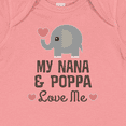 thumbnail image 4 of Inktastic Nana and Poppa Love Me Grandchild Elephant Boys or Girls Baby Bodysuit, 4 of 5