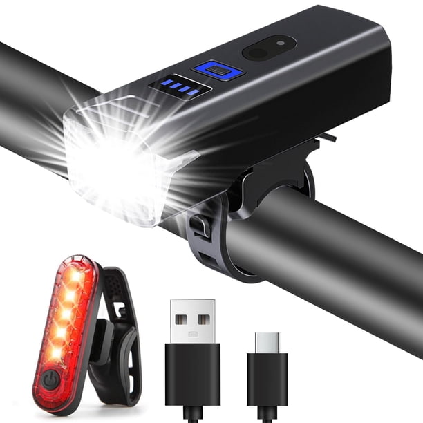 Luces para bicicleta Chasinglee de 1200 lúmenes, recargables por USB, IP65