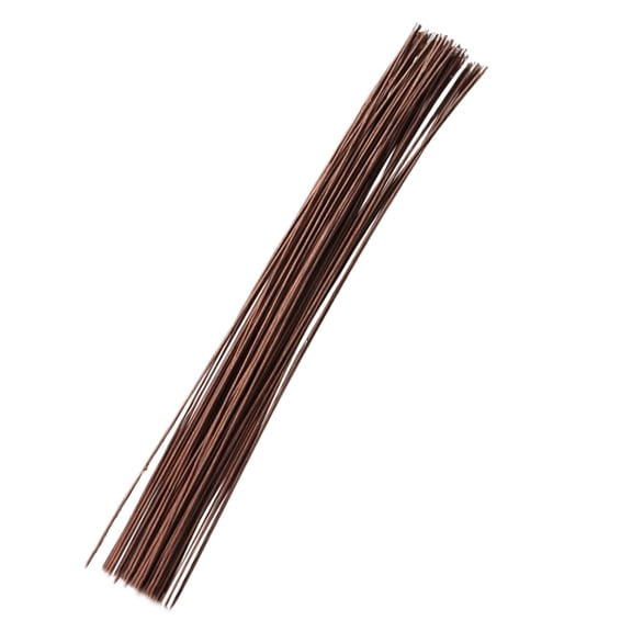 YOSADIER 50Pcs Decorative Flower Branches Coffee Color Paper and Iron Material for Home and Store Decor