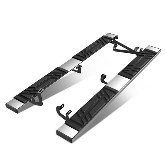 DNA Motoring 6.5" Side Step Nerf Bars Running Boards for 2019-2023 Hyundai Santo Fe