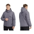 thumbnail image 2 of CAMEL CROWN Men's Waterproof Ski Jacket Warm Winter Snow Coat Mountain Windbreaker Hooded Raincoat, 2 of 7