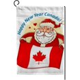 thumbnail image 2 of SKYSONIC Santa Claus with Canadian Flag Double Side Print Garden House Sports Flag 28x40 in Polyester Decorative Flag Banner for Outside House Flowerpot, 2 of 7