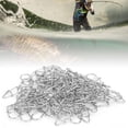 thumbnail image 4 of 100 unids/bolsa tipo calabaza gancho de acero inoxidable anillos giratorios de núcleo completo hebilla de seguridad conector de Clip rápido herramienta de aparejos de pesca, 4 of 8