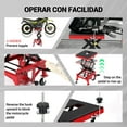 thumbnail image 6 of 350 Lbs Heavy Duty Hydraulic Motorcycle Lift Jack Table, Scissor Lift Stand Foot Operated ATV Dirt Bike Scissor Stand With 4 Wheels, Lifting Range 13.78-34.25 Inches, 6 of 7