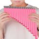 thumbnail image 3 of Flauta 18 tubos Panpipe música instrumento de viento y bolsa para estudiantes principiantes, idea de regalo para músico principiante Zhivalor  BST2000031-6, 3 of 6