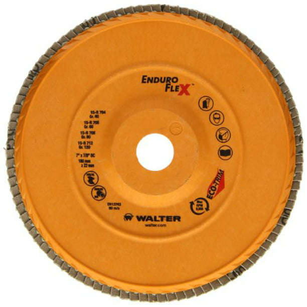 Walter Enduro-Flex Abrasive Flap Disc, Type 29, 5/8